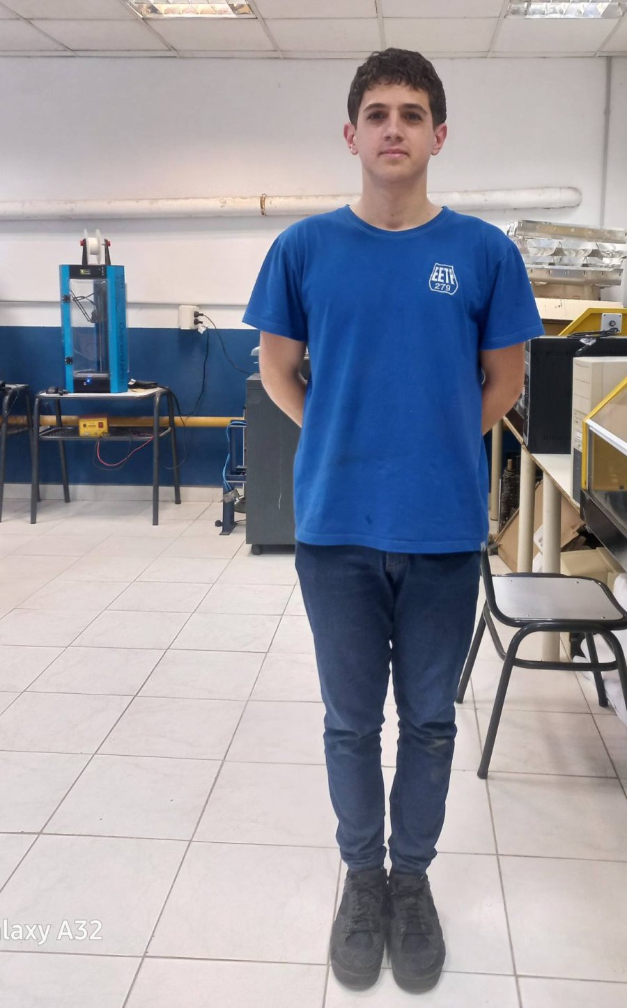 Agust&iacute;n Schmithalter, el alumno reconocido.