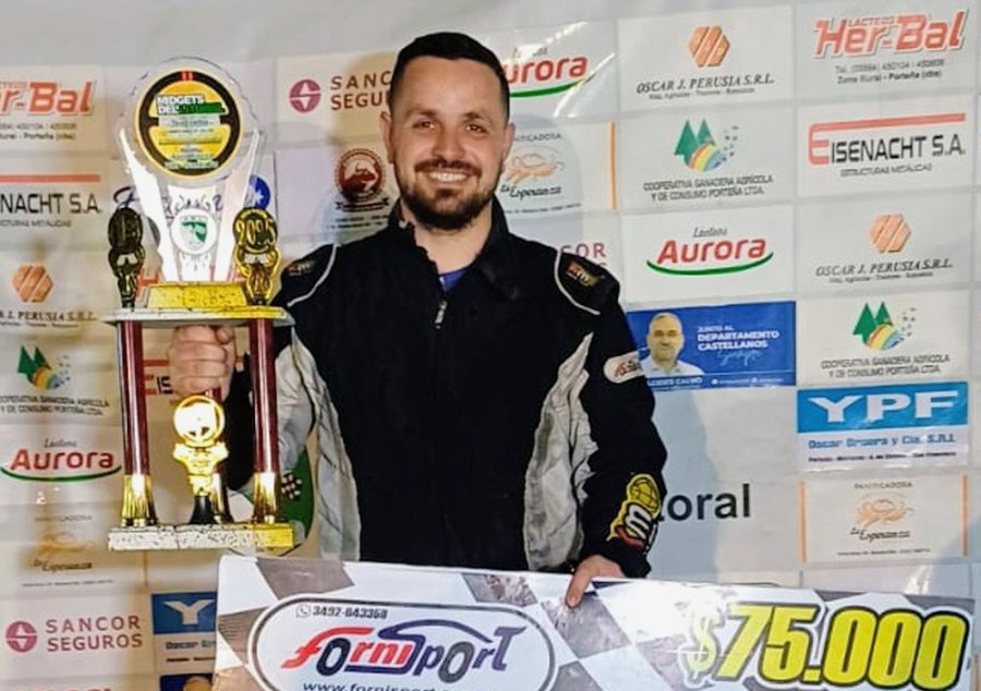 Agust&iacute;n Bonomo venci&oacute; en la tercera del Midgets del Litoral.