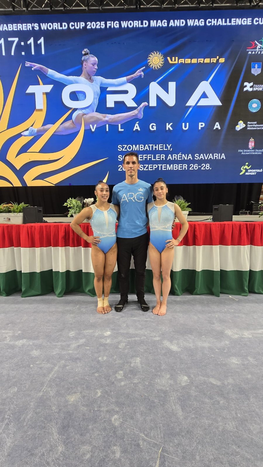 EXITOSO EQUIPO. Luc&iacute;a Gonz&aacute;lez, V&iacute;ctor Ingaramo y Emilia Acosta.