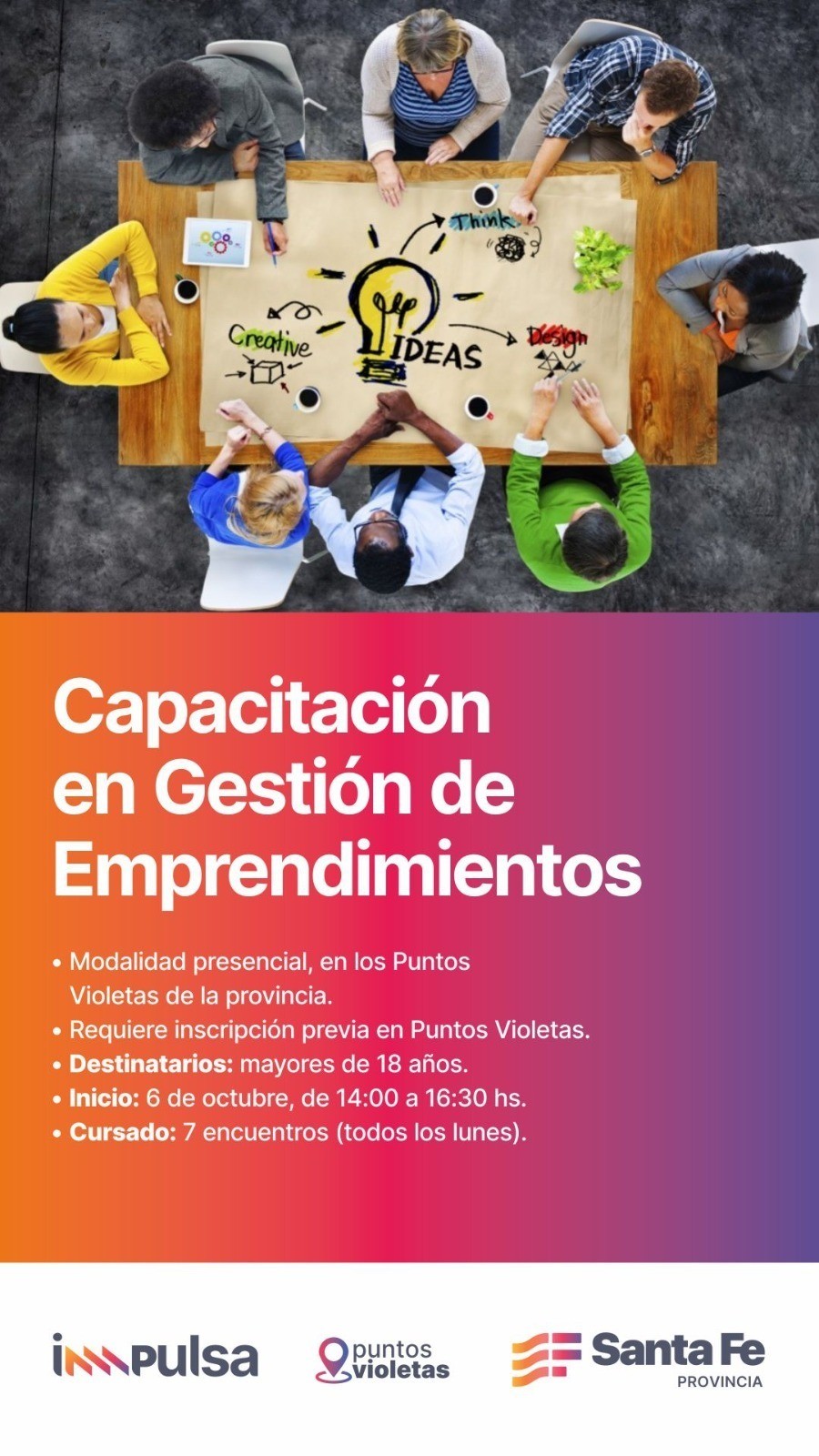 El objetivo de esta iniciativa es acompa&ntilde;ar a quienes buscan potenciar sus proyectos productivos.