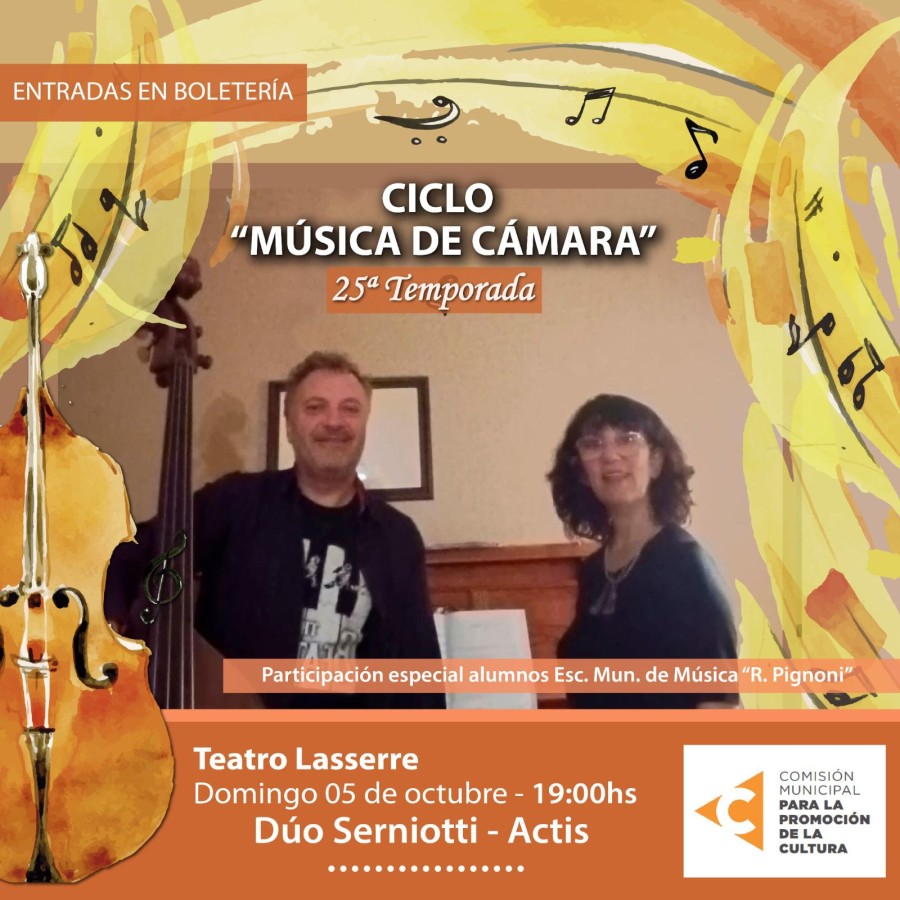PROMOCI&Oacute;N. El teatro difunde el atractivo programa para el domingo.