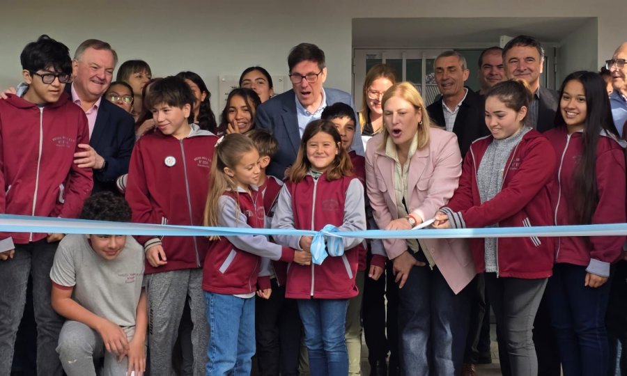 En &Ntilde;anducita inauguraron ampliaci&oacute;n de la escuela.