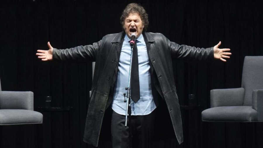 EN EL MOVISTAR ARENA. Milei presentar&aacute; este lunes su nuevo libro con un show musical como parte de la campa&ntilde;a electoral.