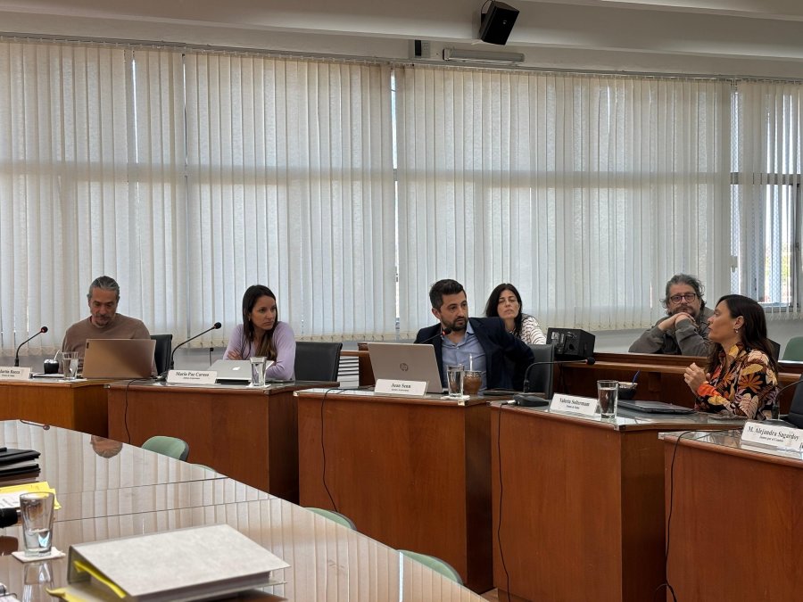 Mart&iacute;n Racca, Paz Caruso, Juan Senn y Valeria Soltermam, integrantes del bloque de concejales de la oposici&oacute;n. (FOTO PRENSA CONCEJO)
