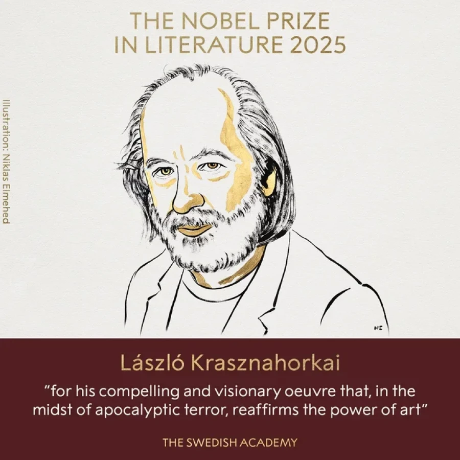 L&aacute;szl&oacute; Krasznahorkai Gyula, en el sur de Hungr&iacute;a, el 5 de enero de 1954.