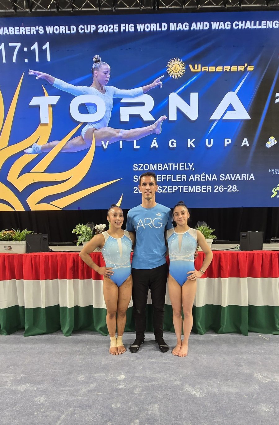 DE SELECCION. Luc&iacute;a Gonz&aacute;lez, V&iacute;ctor Ingaramo y Emilia Acosta.