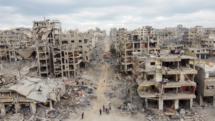 Gaza semi destruida tras dos a&ntilde;os de guerra con Israel. (REUTERS)