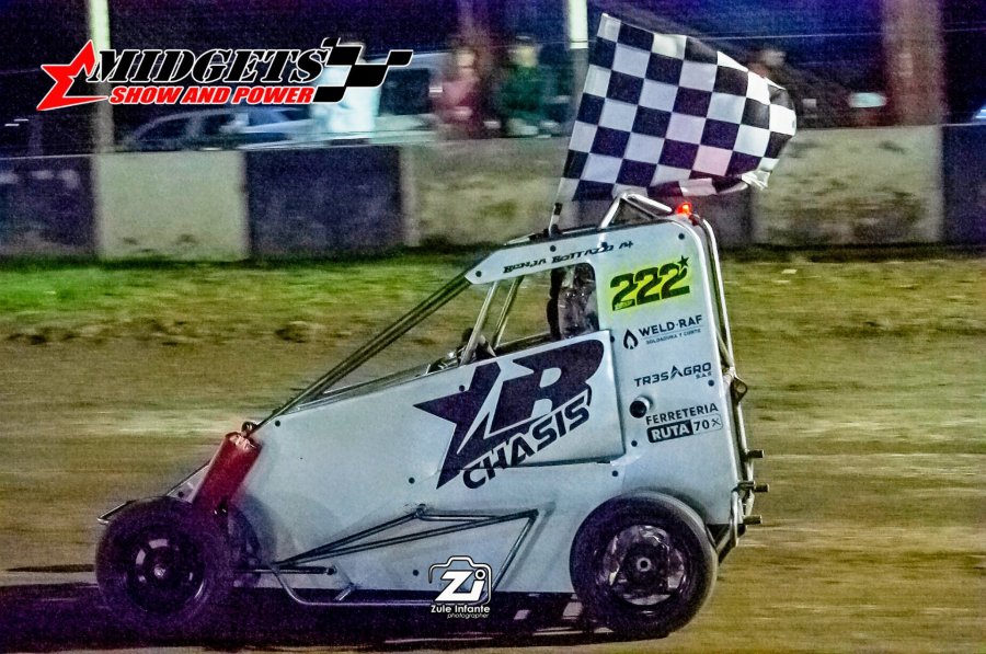 Benjam&iacute;n Bottazzi venci&oacute; de principio a fin en el Minimidgets 110.