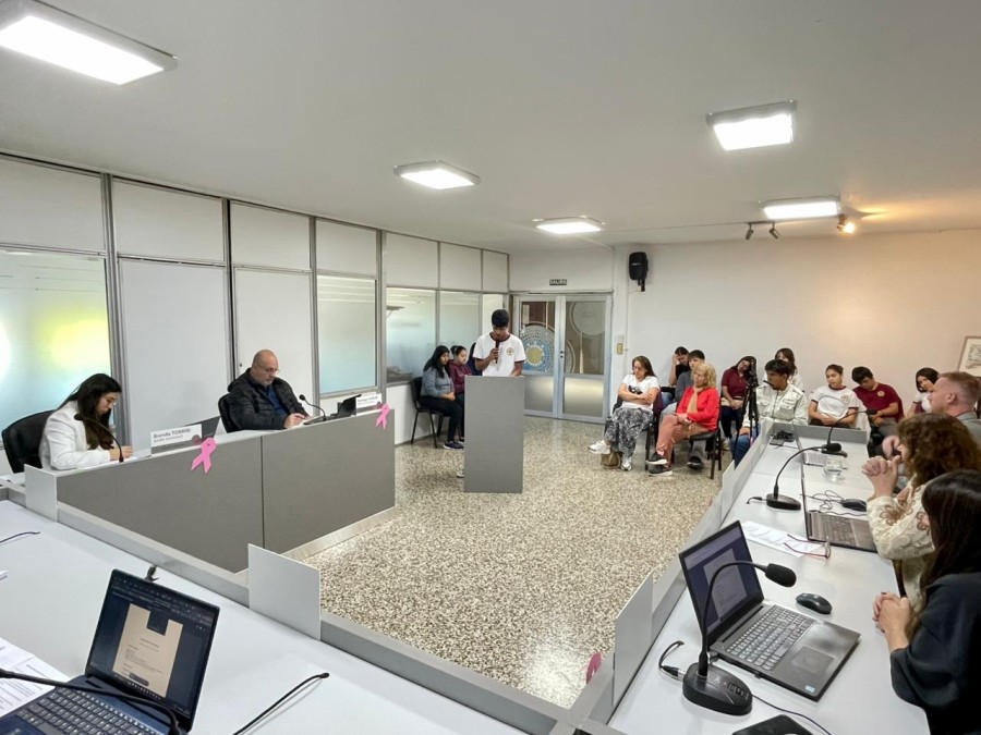 Vista general del Recinto en la utilizaci&oacute;n de la banca ciudadana.
