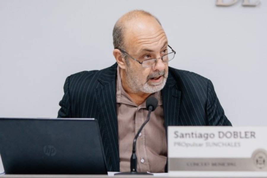 Santiago Dobler, concejal sunchalense.