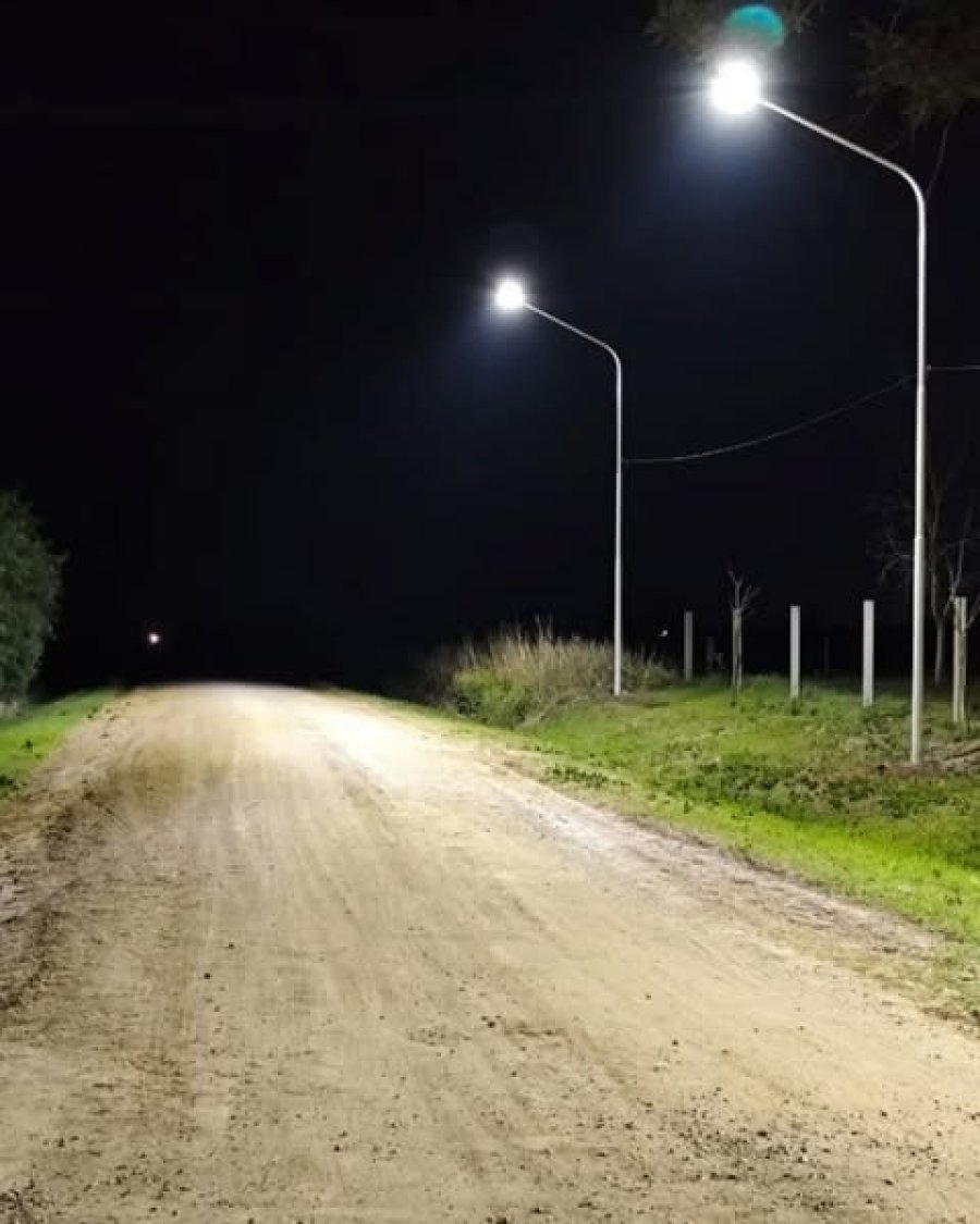 Uno de los sectoresd intervenidos con nueva luminaci&oacute;n.
