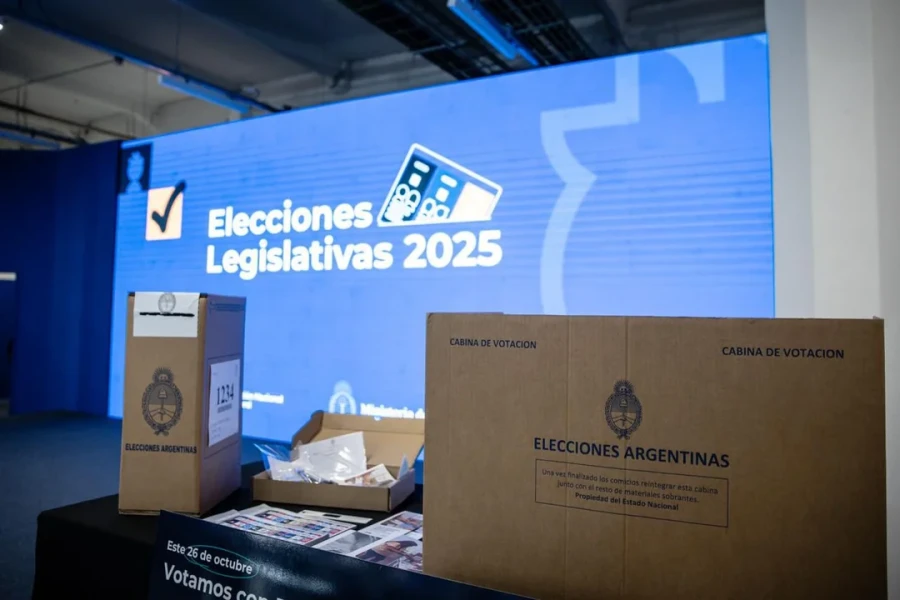 Simulacro para las pr&oacute;ximas elecciones legislativas nacionales.