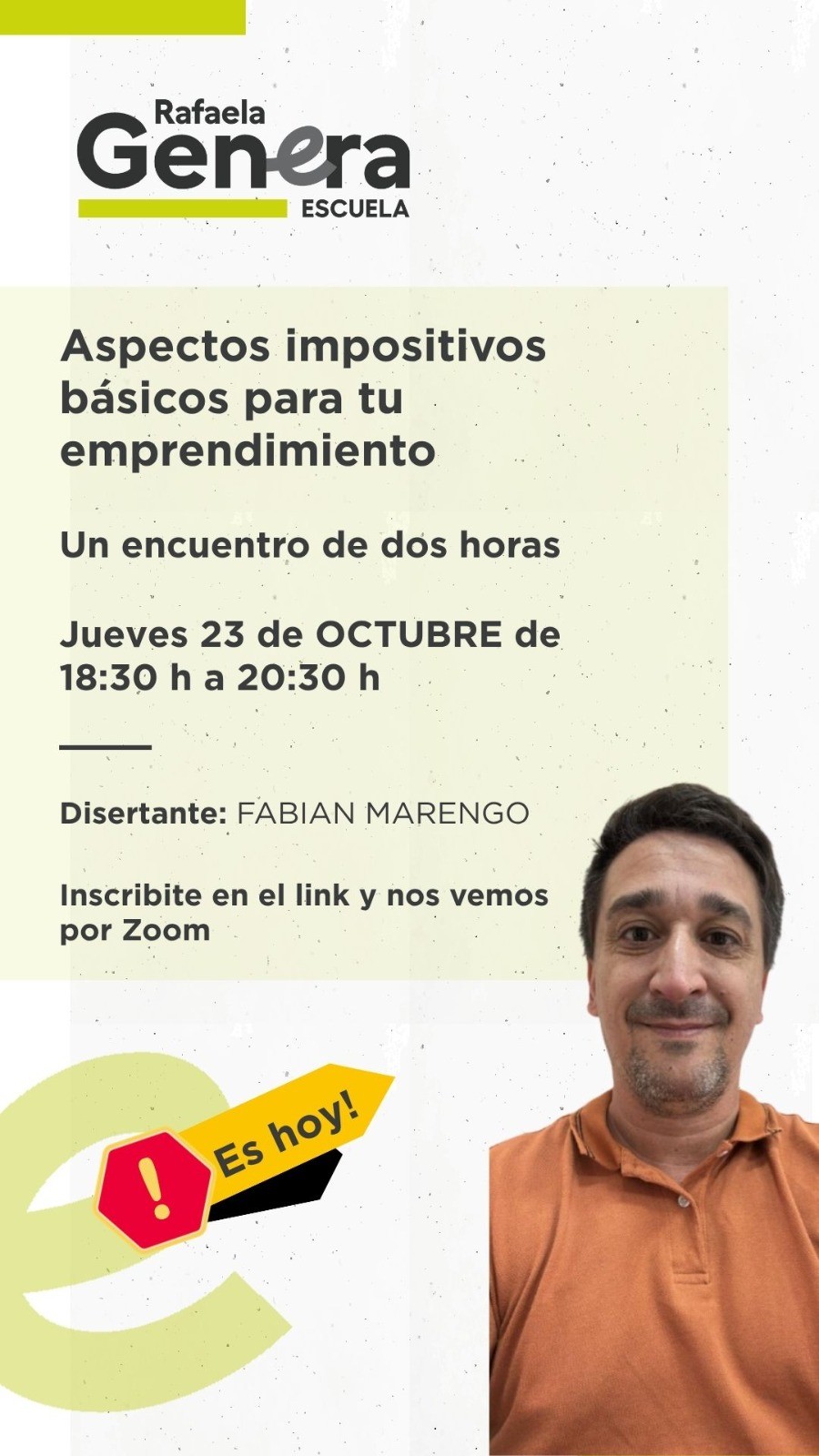 La propuesta se desarrollar&aacute; bajo modalidad virtual por Zoom.