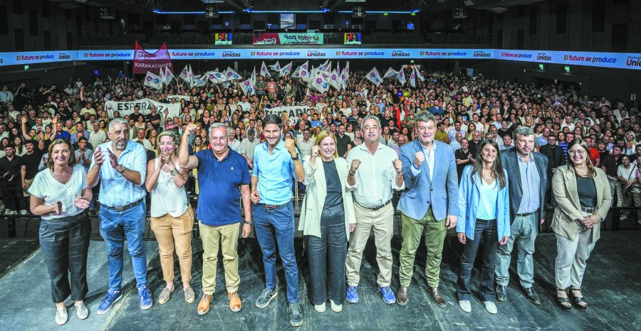 EQUIPO. &ldquo;Somos el frente que va a poner el pr&oacute;ximo presidente de la Rep&uacute;blica Argentina&rdquo;, afirm&oacute; el gobernador santafesino.