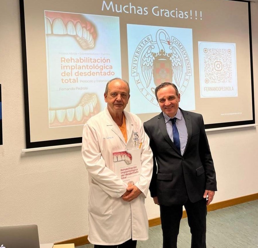 EXPERIENCIA. El Dr. Fernando Pedrola durante su gira acad&eacute;mica por diversas instituciones de Espa&ntilde;a.