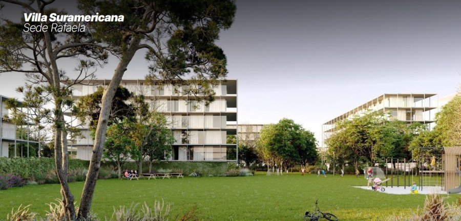 VILLA SURAMERICANA. Un conjunto de departamentos donde se alojar&aacute;n m&aacute;s de 400 deportistas y que tras los Juegos se destinar&aacute; a vivienda social.
