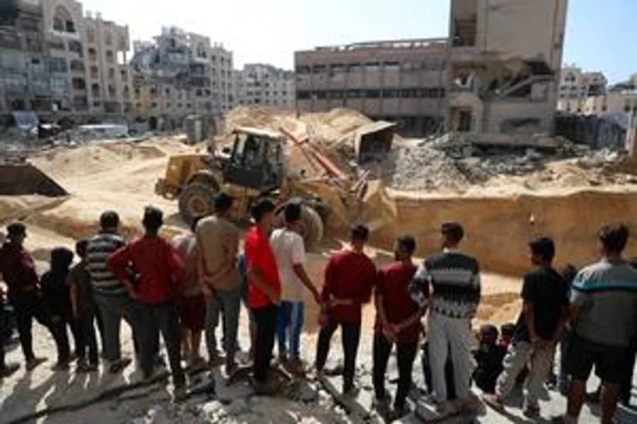Una escena en la Franja de Gaza.