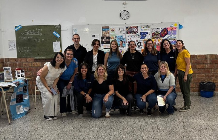 los estudiantes que impulsaron la interesante realizaci&oacute;n.