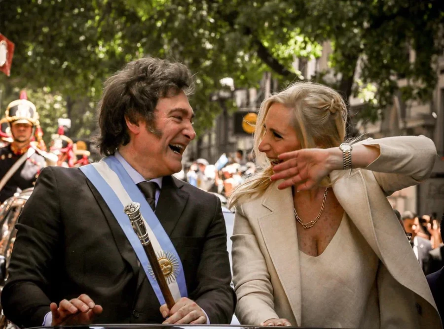 El presidente Javier Milei destac&oacute; a la secretaria general de la Presidencia, Karina Milei.