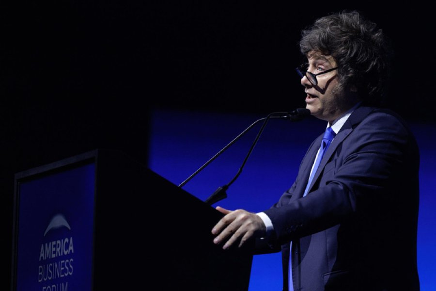 Milei present&oacute; su gobierno como un modelo de "libertad y competencia".