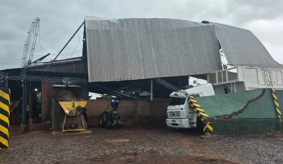 La tormenta caus&oacute; numerosos destrozos.