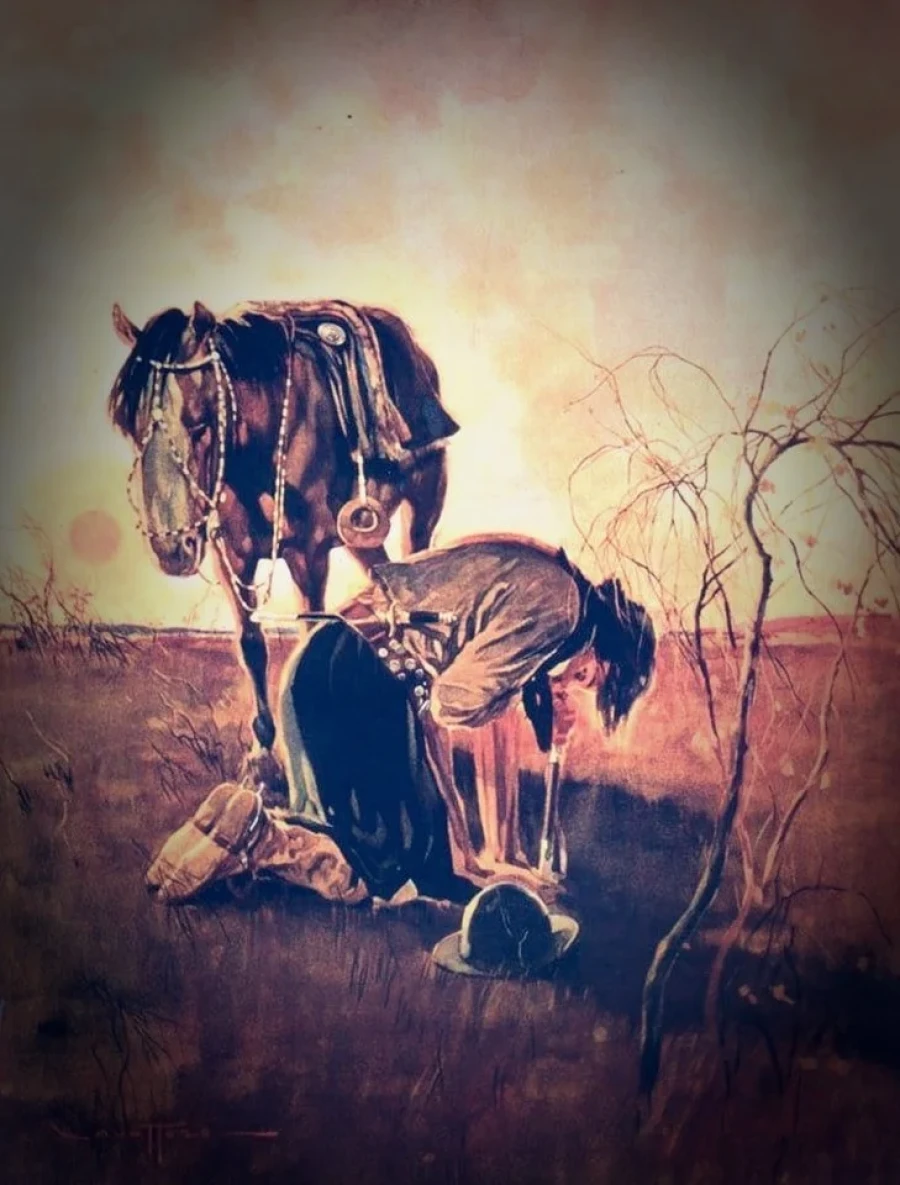 Mart&iacute;n Fierro. Dibujo.
