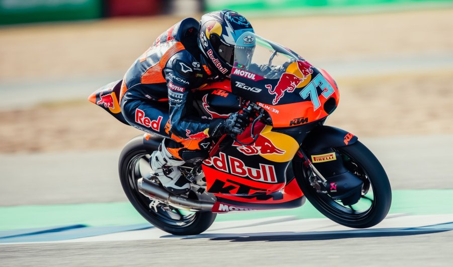 Valent&iacute;n Perrone finaliz&oacute; 10&deg; con la KTM en Valencia.
