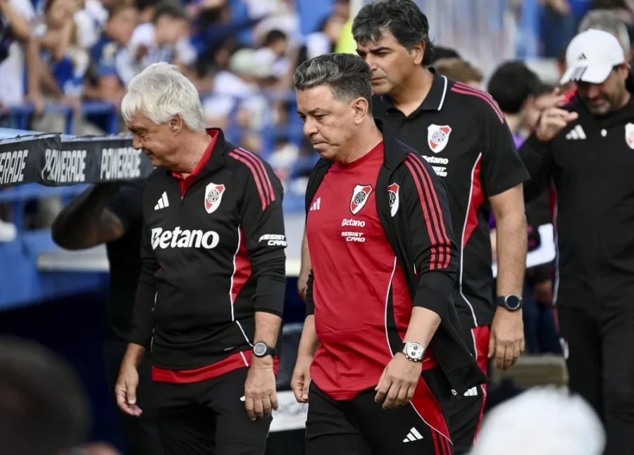 El director t&eacute;cnico de River, Marcelo Gallardo.