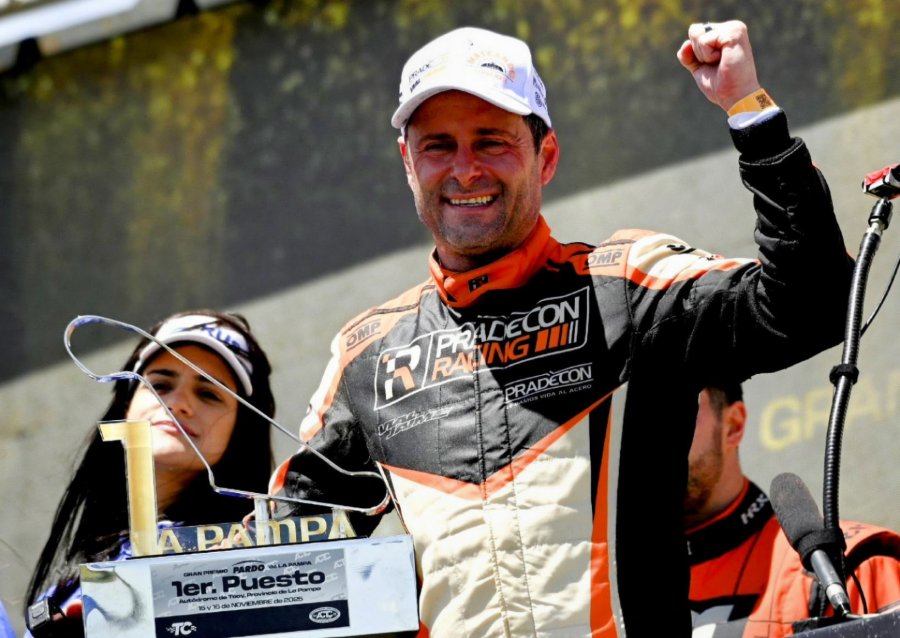 Christian Ledesma festej&oacute; su victoria n&uacute;mero 27 en el TC.