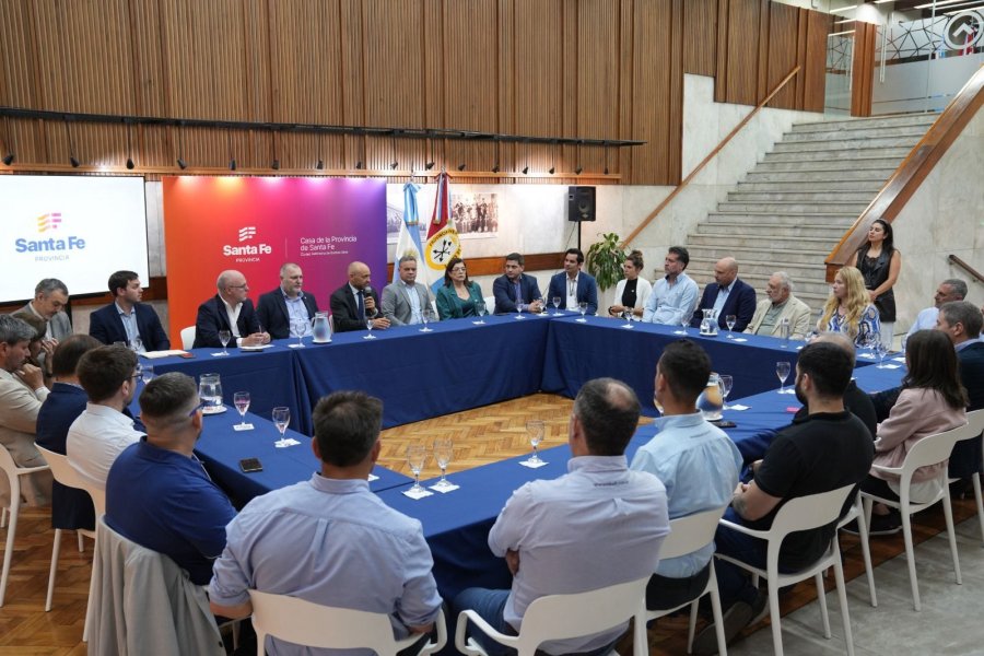 ACOMPA&Ntilde;AMIENTO. El ministro de Desarrollo Productivo, Gustavo Puccini, encabez&oacute; la delegaci&oacute;n santafesina en el primer encuentro del sector que se desarroll&oacute; en Buenos Aires.