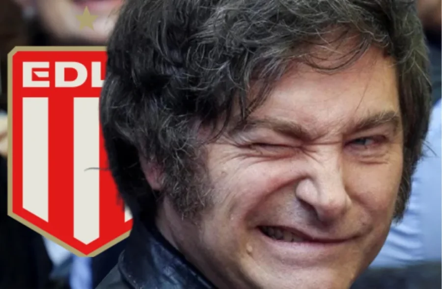 El gui&ntilde;o de Milei a Estudiantes, en plena reuni&oacute;n.