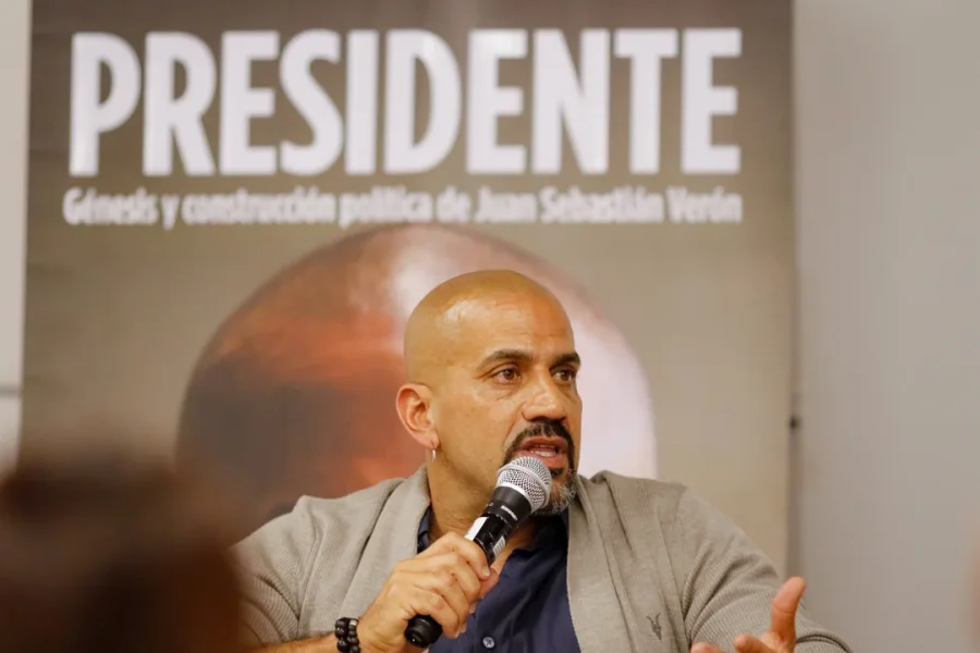 Juan Sebasti&aacute;n Ver&oacute;n, presidente de Estudiantes de La Plata.