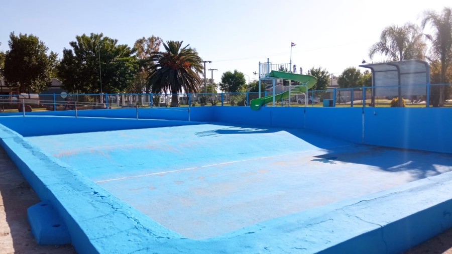 PILETA. Se est&aacute; llevando a cabo un mantenimiento exhaustivo.