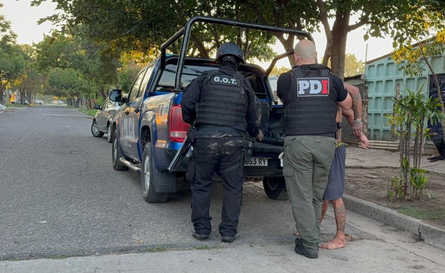El operativo por microtr&aacute;fico termin&oacute; con seis detenidos en Rafaela..