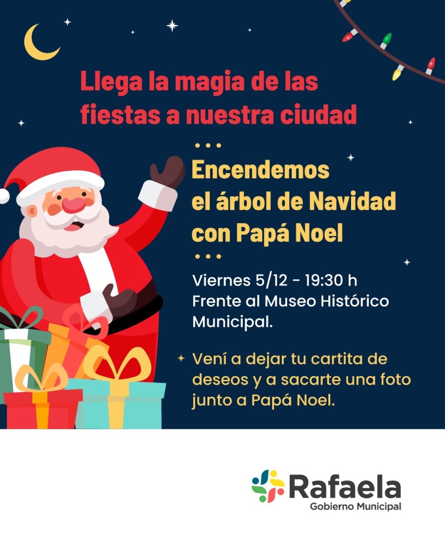 Este viernes se enciende el &aacute;rbol de navidad.