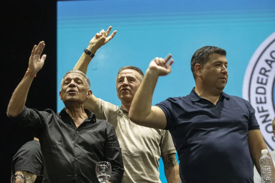 Arguello, Sola y Jer&oacute;nimo, la nueva c&uacute;pula de la CGT.