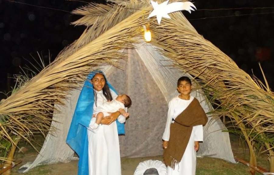 El pesebre viviente tendr&aacute; lugar frente a la parroquia.