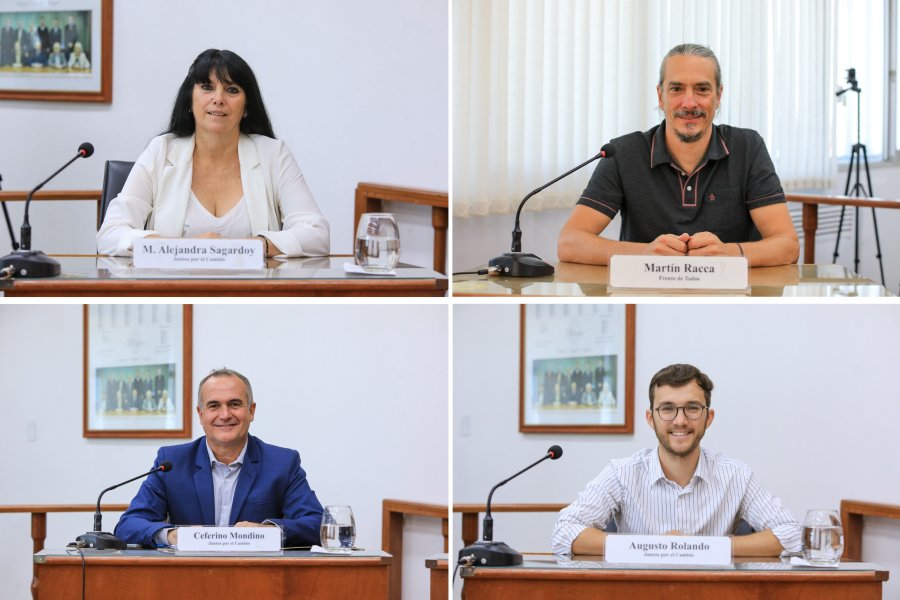 Alejandra Sagardoy, Mart&iacute;n Racca, Ceferino Mondino y Augusto Rolando llegaron al final de sus mandatos en el Concejo.