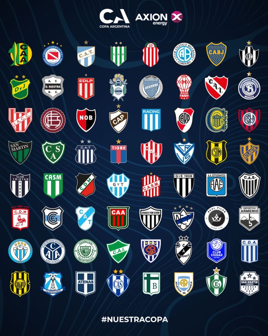 LOS PROTAGONISTAS. Como es habitual, 64 clubes disputar&aacute;n el torneo.