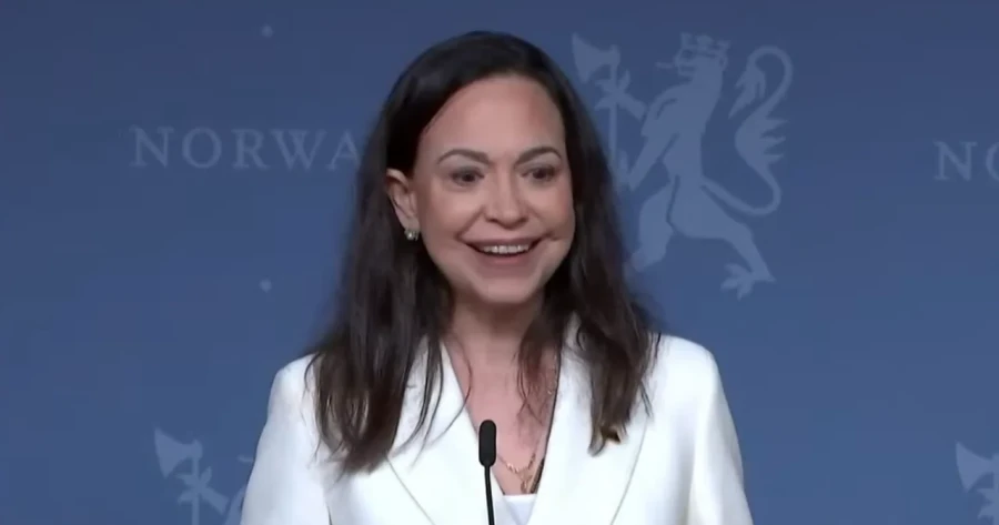 La dirigente opositora de Venezuela, Mar&iacute;a Corina Machado.