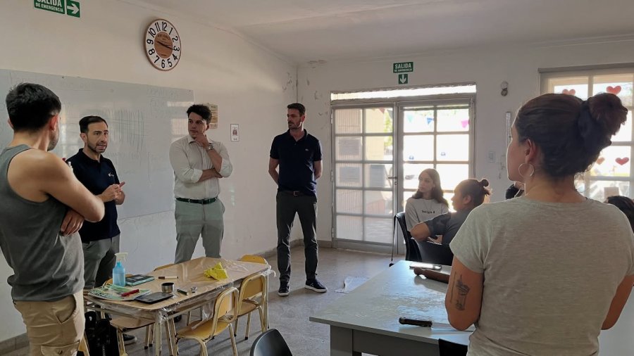 La visita al sitio de capacitaci&oacute;n.