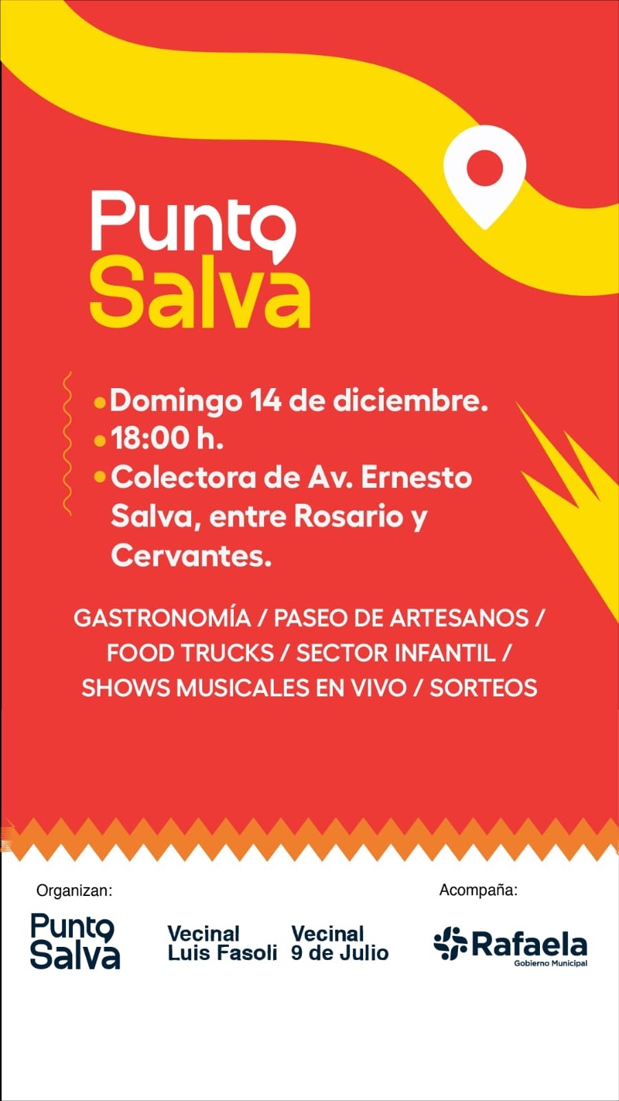La actividad es organizada por Punto Salva, la vecinal del barrio Luis Fasoli y 9 de Julio, con el acompa&ntilde;amiento del Gobierno Municipal de Rafaela.