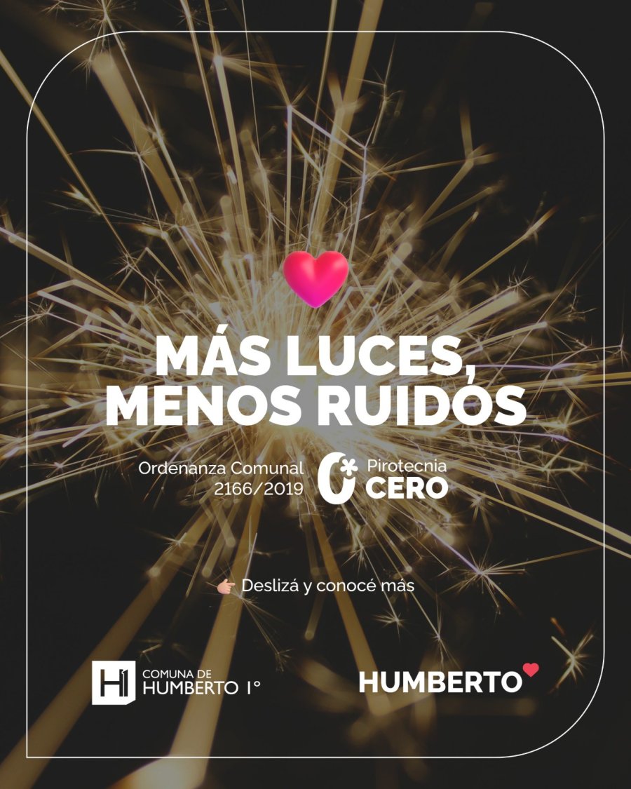 celebrar sin pirotecnia es una forma de construir una convivencia m&aacute;s respetuosa, segura e inclusiva, priorizando el cuidado del otro y la prevenci&oacute;n de situaciones que puedan poner en riesgo vidas.