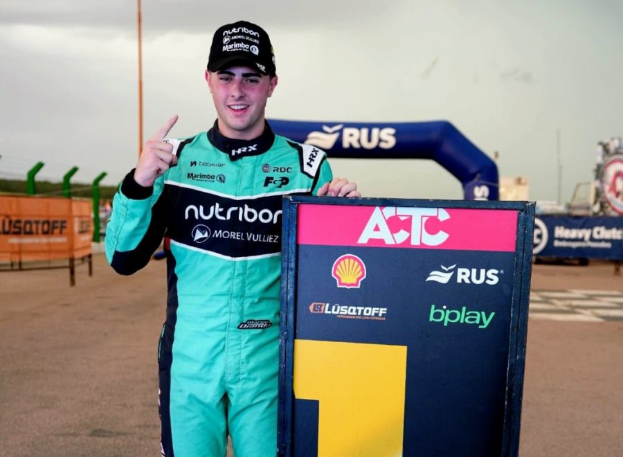 MARCO DIANDA. El piloto cordob&eacute;s logr&oacute; el t&iacute;tulo con solo 17 a&ntilde;os en el TC Pista.