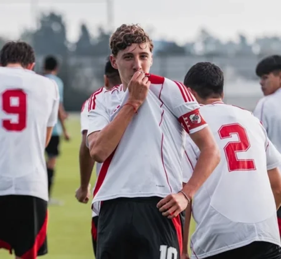 POLEMICA. El juvenil Luca Scarlato.