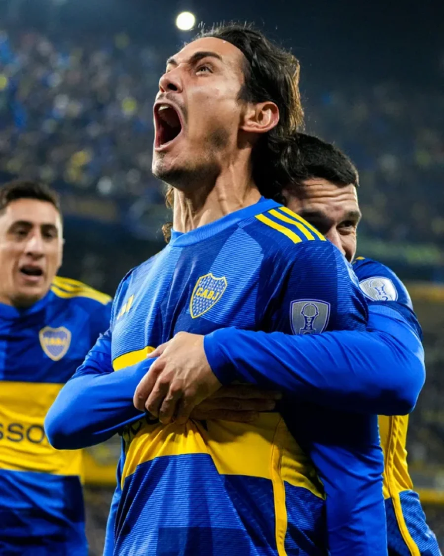 Edinson Cavani, delantero uruguayo de Boca.