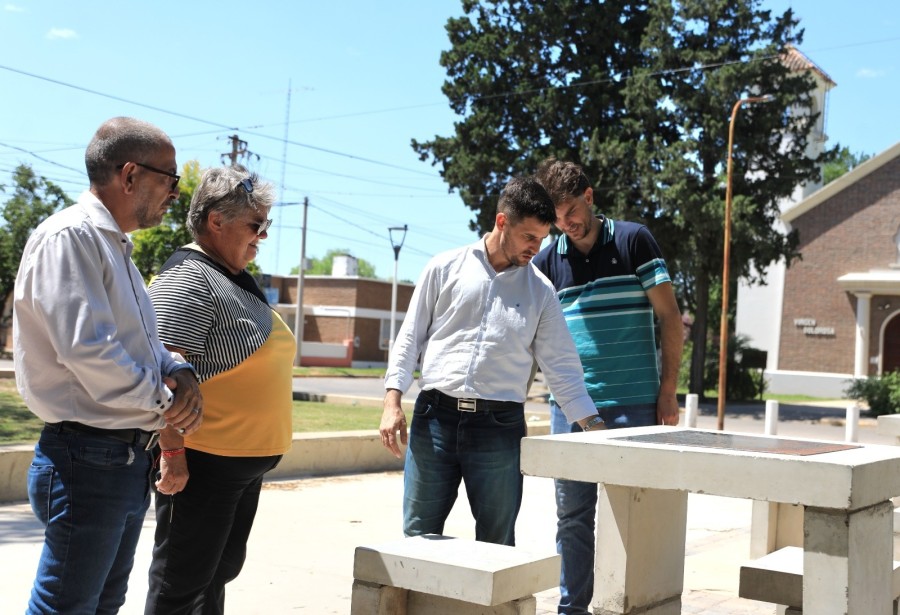 Obras de puesta en valor de la Plaza de la Paz.