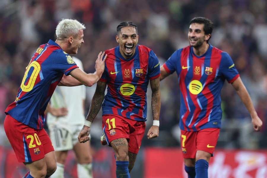 BARCELONA SE LLEV&Oacute; LA SUPERCOPA DE ESPA&Ntilde;A AL SUPERAR EN LA FINAL AL REAL MADRID
