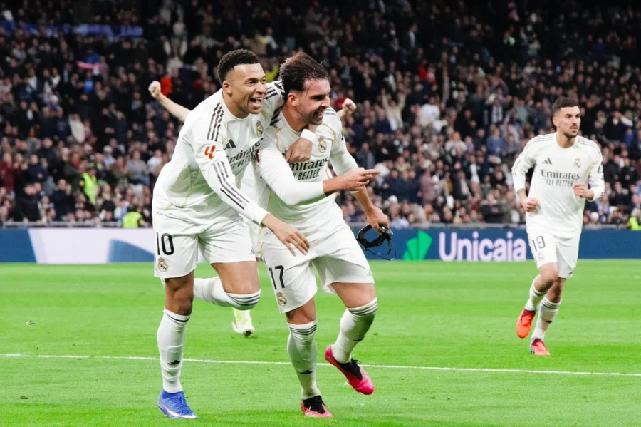 Mbapp&eacute; y Asencio, los autores de los goles del Real Madrid.