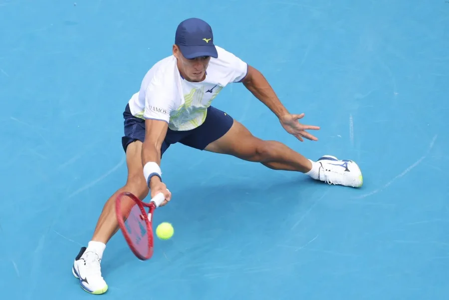 B&aacute;ez, a segunda ronda en el Abierto de Australia.
